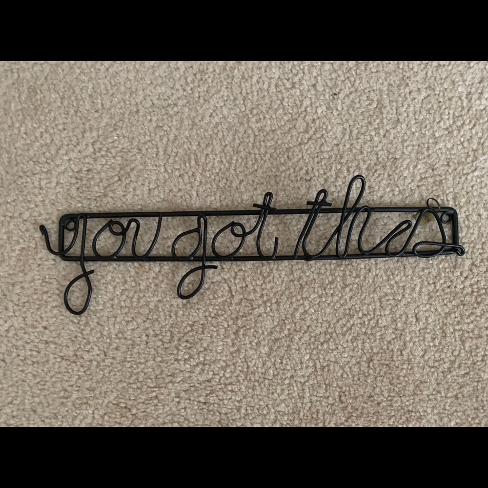 You Got This Room Decal Jewelry Holder